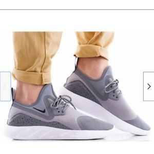 Nike Lunarcharge Essential Cool Gray Athletic Shoes